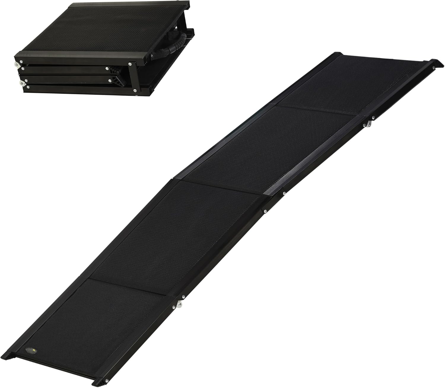PawHut Folding Pet Ramp, 62 Inch Lightweight Portable Dog Ramp for