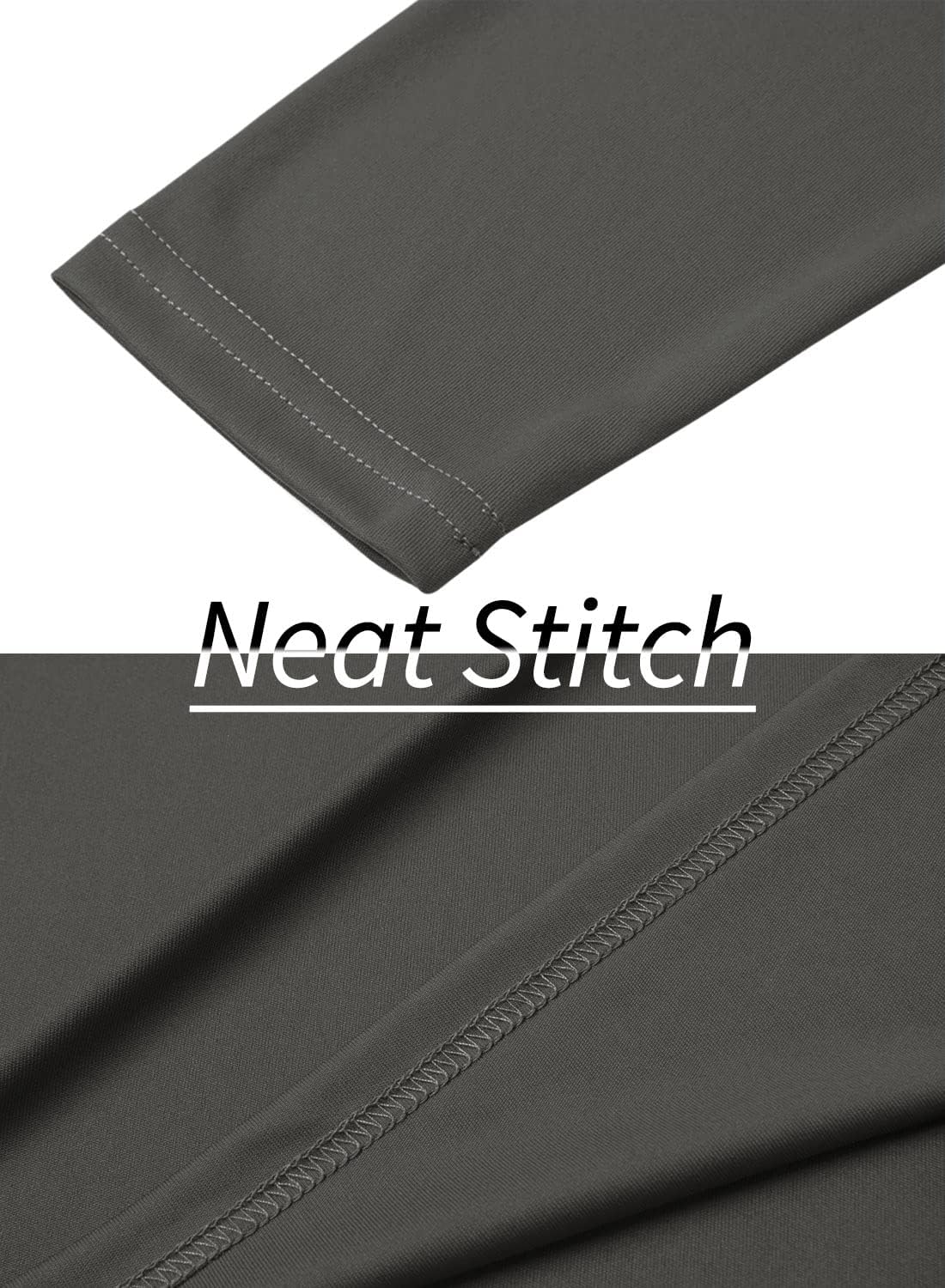 KEFITEVD Mens 1/4 Zip Outdoor Tops Sun Protection Long Sleeve Shirt Summer Quick Dry Beach Tops with Stand Collar 7 71FoL17SqXL. AC SL1500