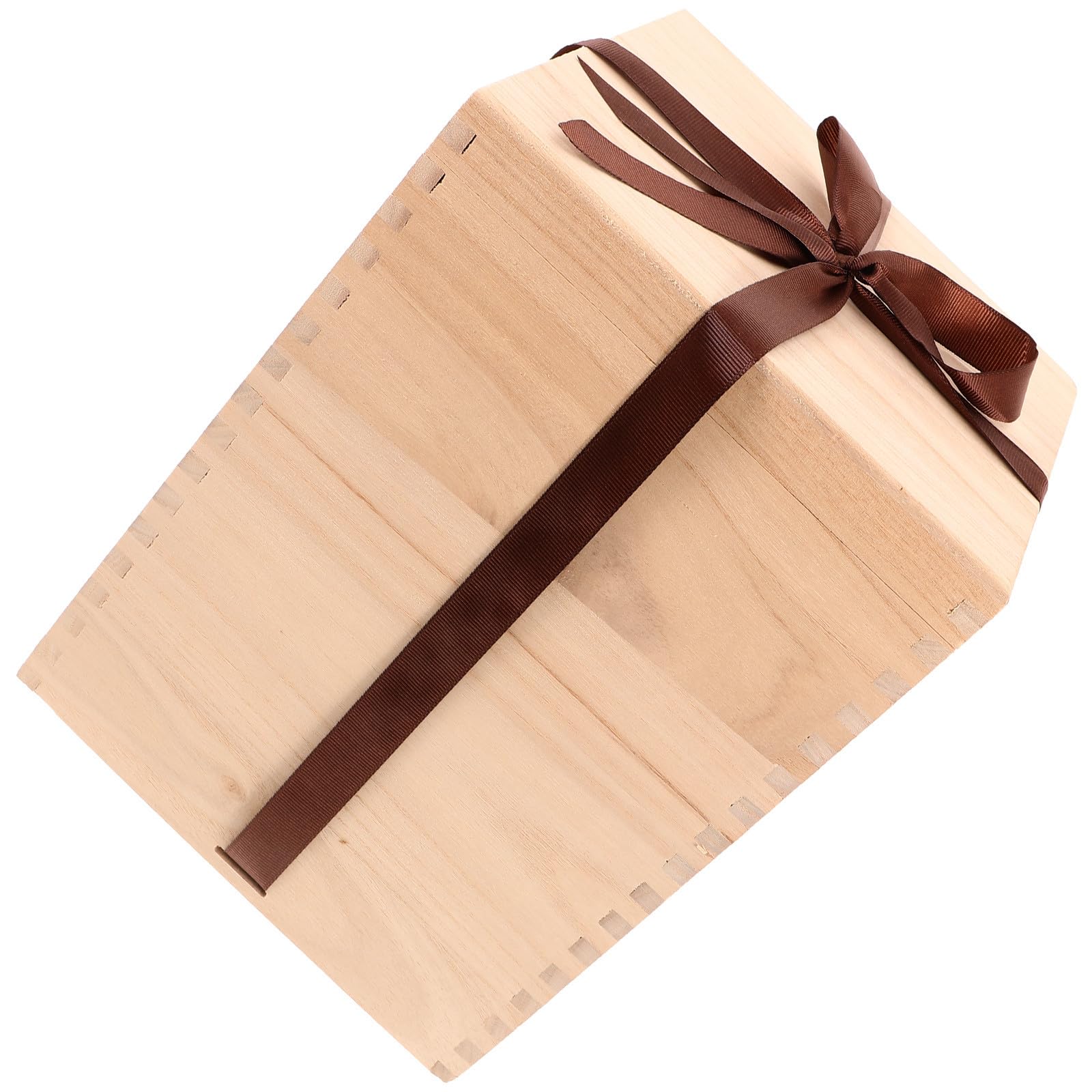 Boîte à Thé en Bois Naturel Compacte, Boîte de Rangement pour Tasse à Thé, Coffret de Collection Rustique pour Souvenirs, Porte-tasse Artisanal pour Maison Cuisine, Étui