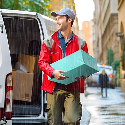 Miniatura 40 de Famagic Sobres de polietileno, 200 bolsas de envío de 12 x 15.5 pulgadas, elegantes bolsas de embalaje opacas para pequeñas empresas, sobres de Rosa