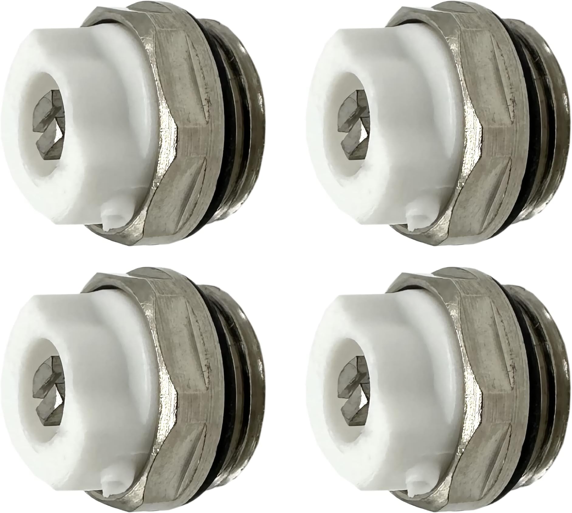 Manual Radiator Air Vent Bleed Plug Valve 1/2" BSP 1/2 Inch Pack of 4