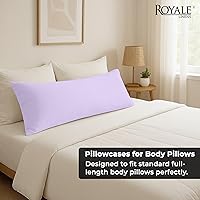 Vista 25 de Royale Linens Paquete de 2 fundas de almohada de tamaño estándar de 20 x 26 pulgadas, microfibra 1800, fundas de almohada de cama, resistentes a
