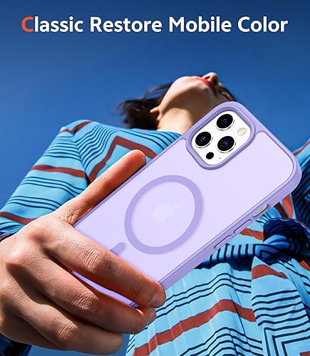 Miniatura 230 de Fntcase Funda para iPhone 15 Plus y 14 Plus de 6.7 pulgadas, magnética, a prueba de golpes de grado militar, antiamarilleo, delgada, protectora