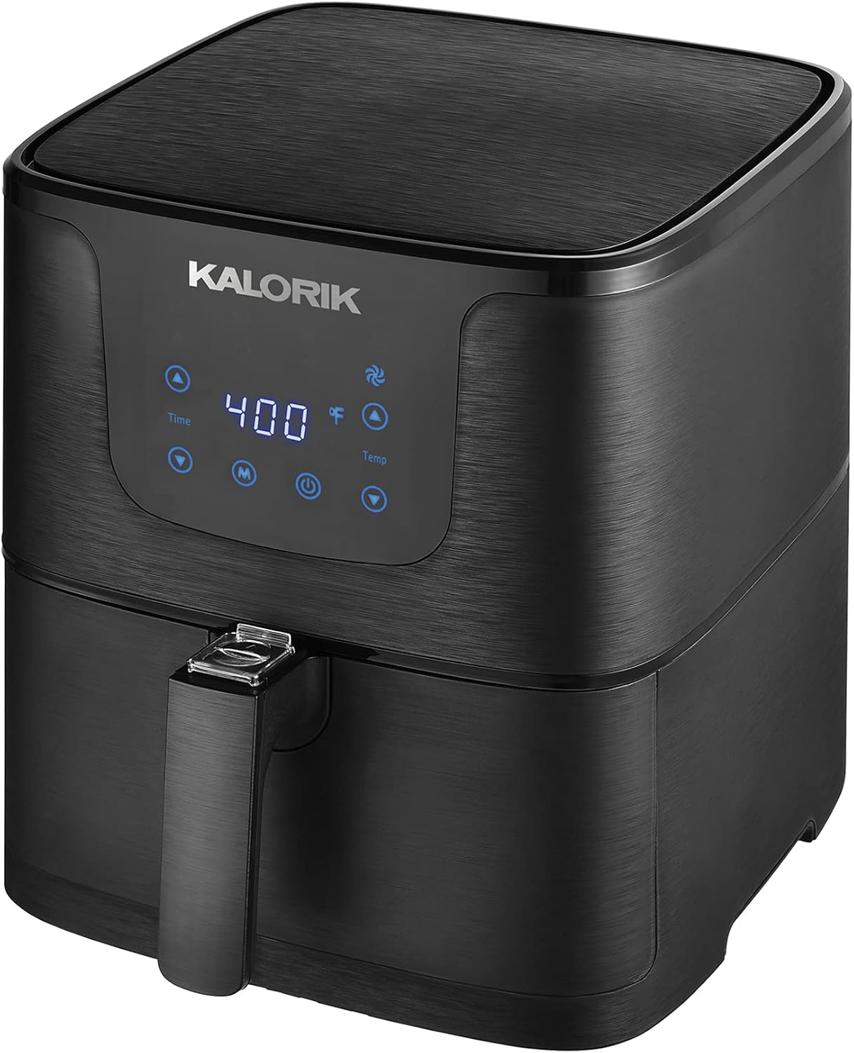 Close-up view of the Kalorik Digital Air Fryer XL's control panel