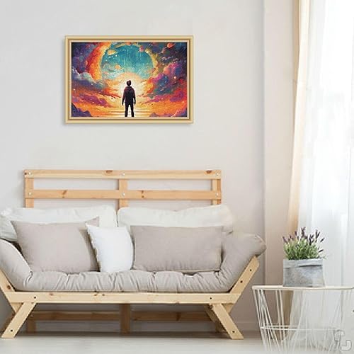 Miniatura 6 de 4galaxy Sky Jigsaw Puzzles 500 Pieces for Adults,Learning Educational Puzzles,Difficult and Challenge Families Toys with Mesh Storage Bag 201216