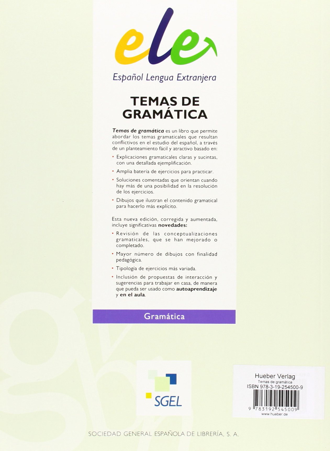 Temas de gramática: Nivel superior / Übungsbuch mit Lösungen