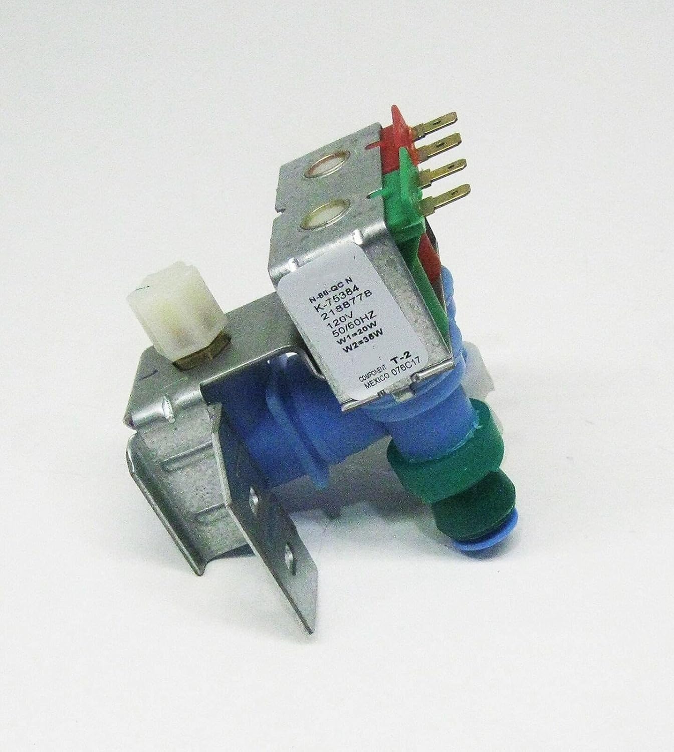Refrigerator Water Valve K-75384 for Whirlpool 2188778, W10853654, Courtesy of LITYPEND.