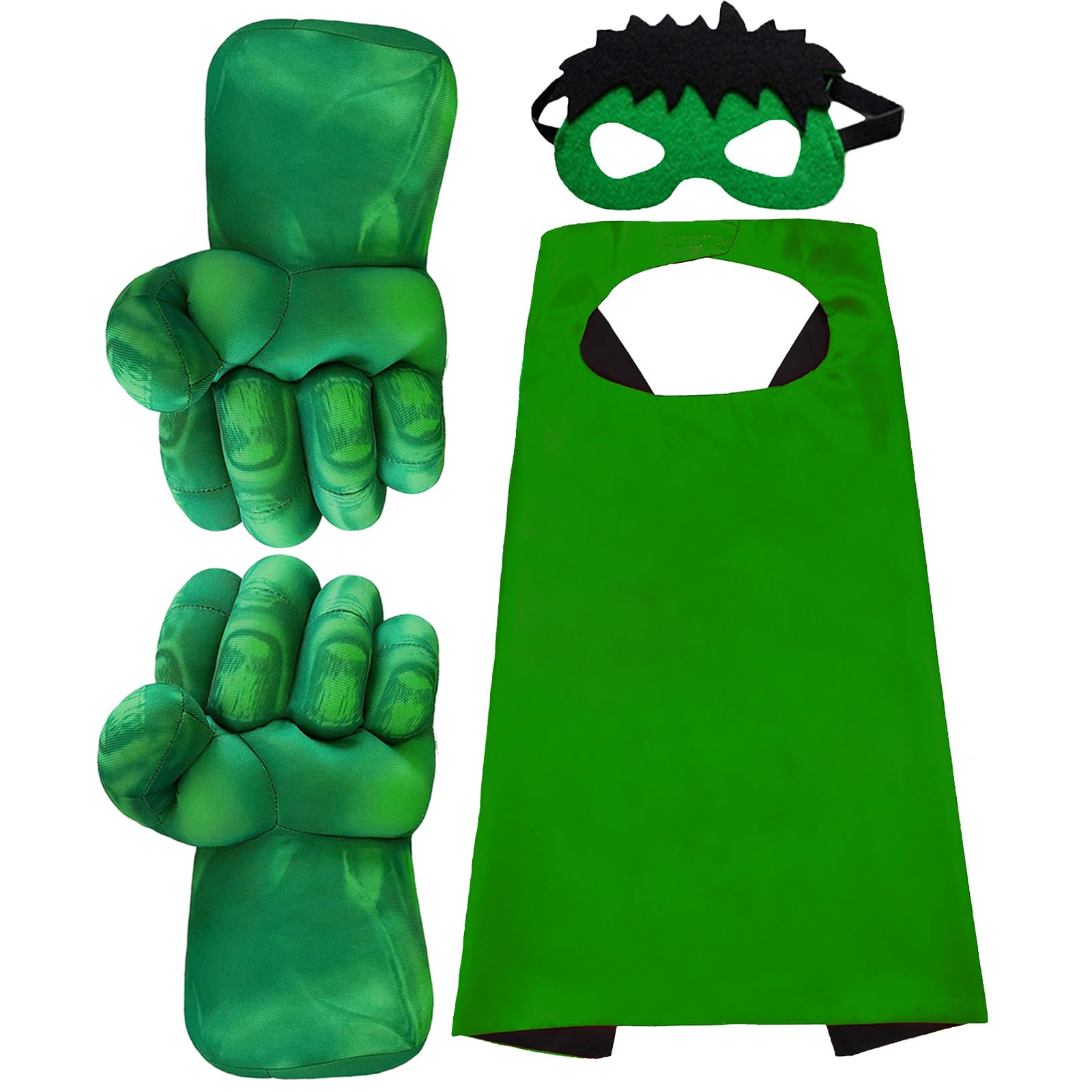 JEEK Gants de super-héros pour enfants Jouets Smash Gants de boxe en peluche douce vert B