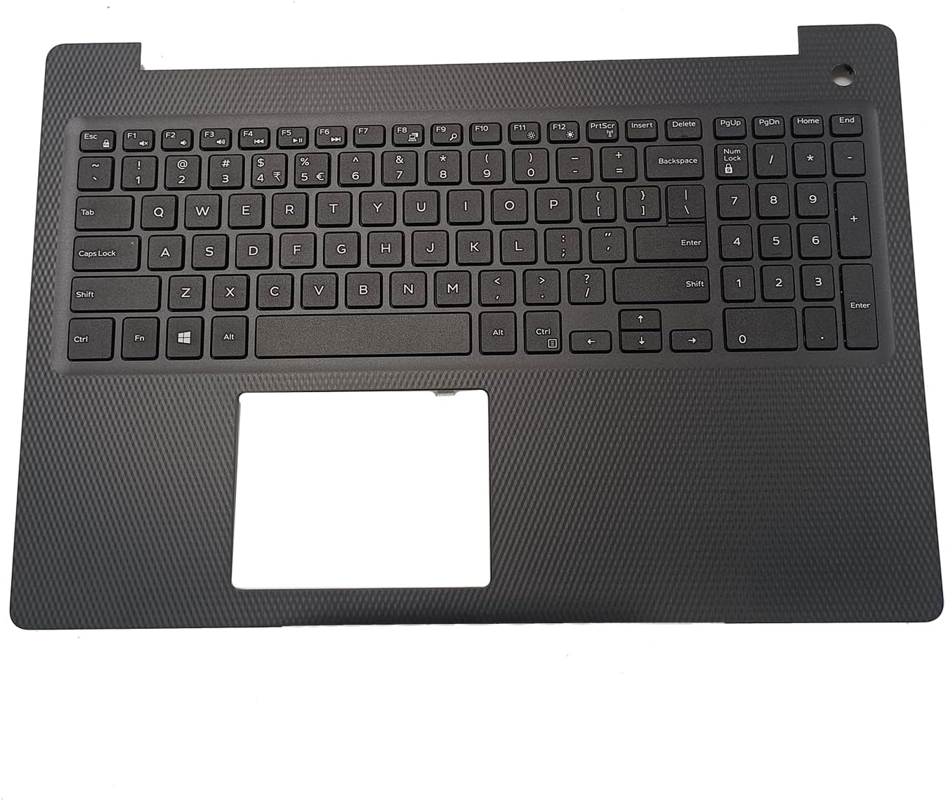 Replacement Laptop Upper Case Palmrest Keyboard Assembly Part for Dell Inspiron 15 3000 3583 Black P4MKJ 0P4MKJ