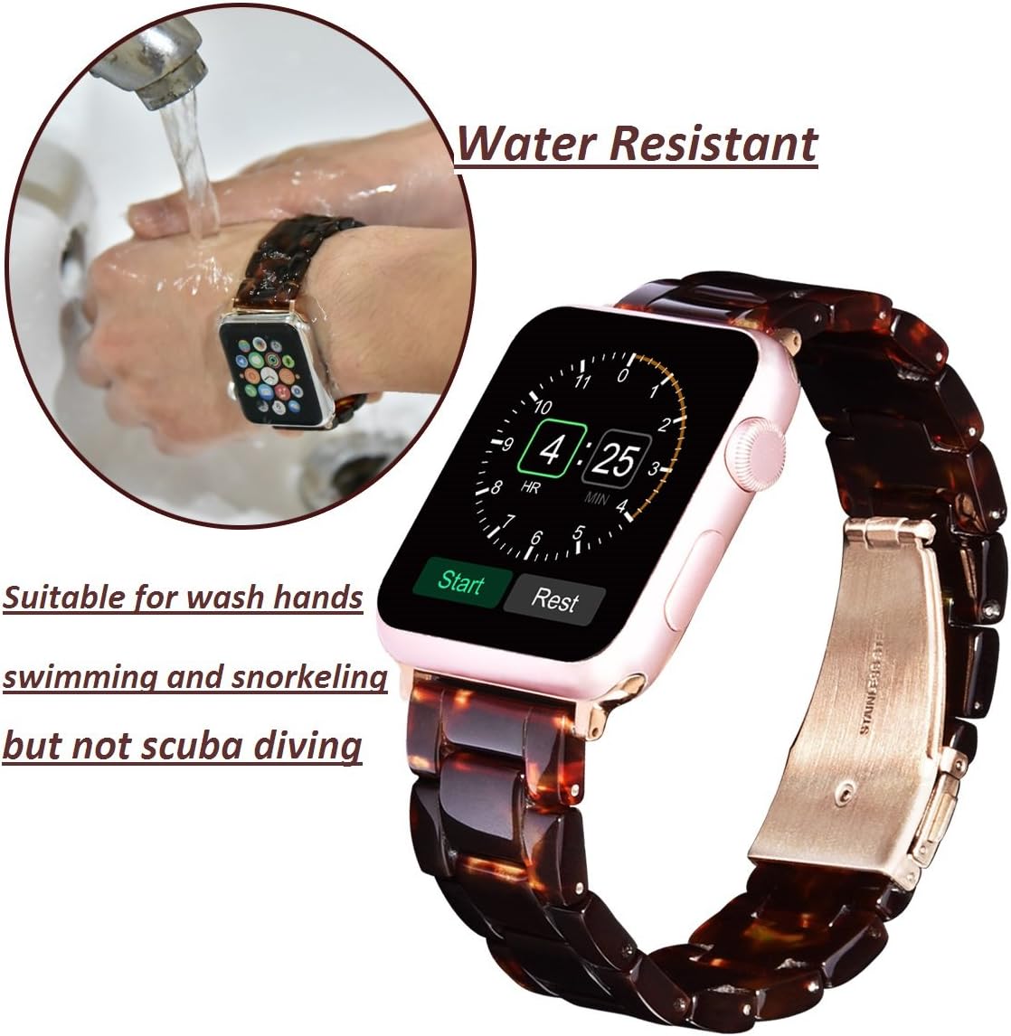 V_moro Compatible Stainless Replacement Tortoise Tone Photo