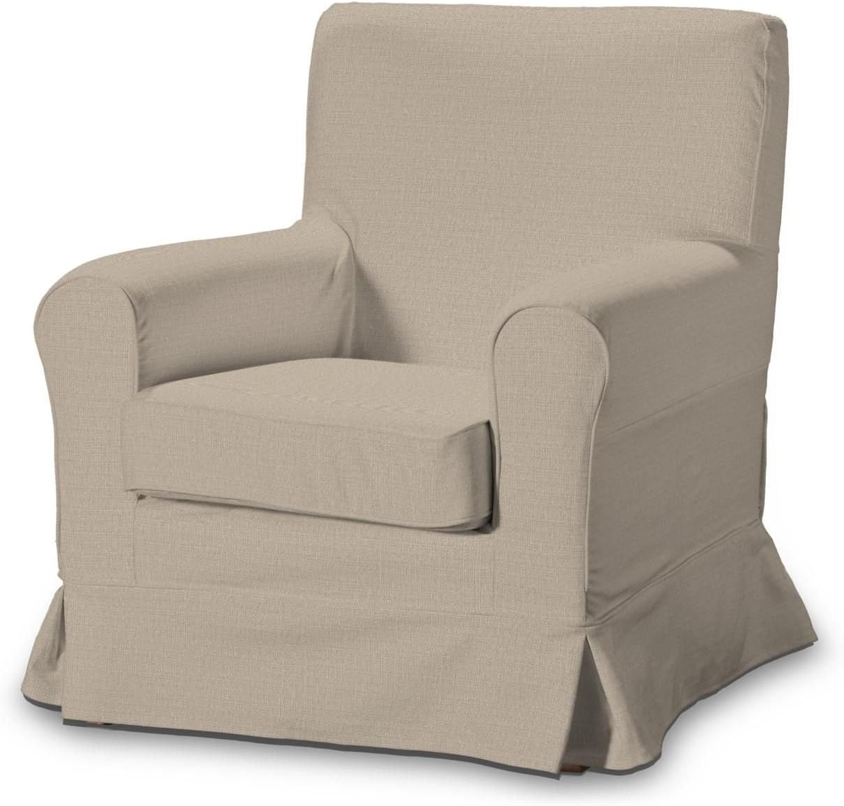Dekoria Fire Retarding Ikea Ektorp Jennylund armchair cover - beige