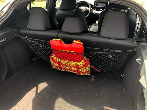 Miniatura 6 de Organizador de maletero para Toyota C-HR 2018-2022 - Organizador de maletero de coche de malla - Red de carga para SUV, Coupé - Red de malla de