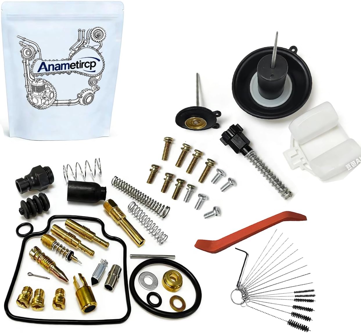 Carburetor Rebuild Kit for Honda 91-07 Nighthawk 250/CB250 Motorcycles VE36A VE35A [Anametircp]