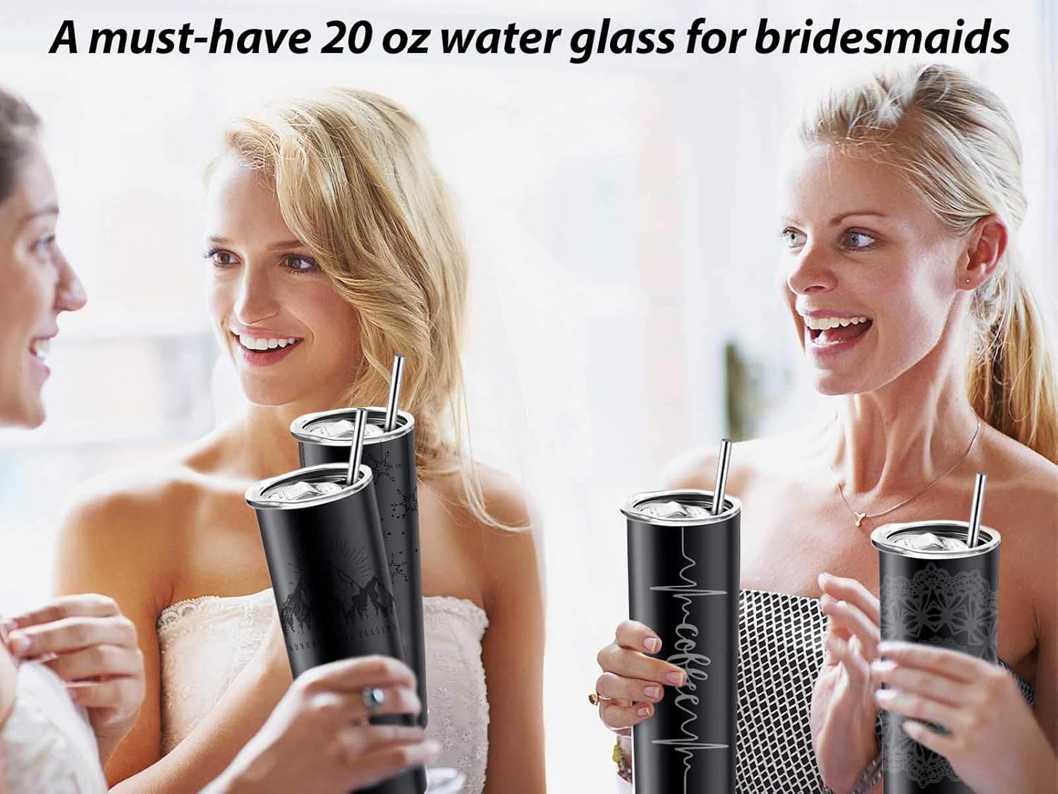 Uр Tо 60% оƒƒ XccMe 20 oz Skinny Stainless Steel Tumbler,Double Wall Slim Insulated Tumbler with Lid, Skinny Cups with Straw, for Travel Mug Gift, Coffee, Tea, Beverages (Black, 20 oz 8PACK)