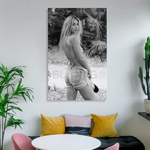 Miniatura 6 de BLUDUG Madelyn Cline - Póster artístico de actor, lienzo para pared, decoración de dormitorio, sala de estar, 8 x 12 pulgadas (7.9 x 11.8in)