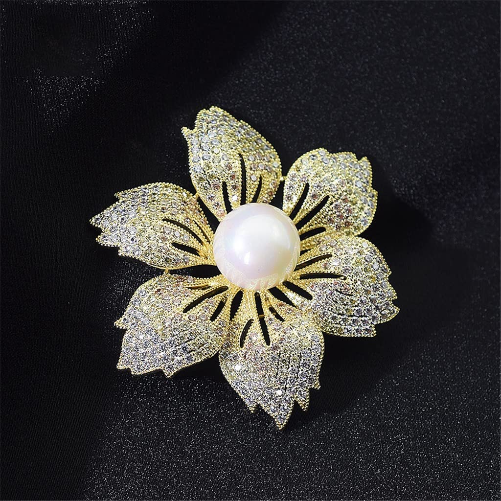 Geschenk Bauhinia Brosche Feminine Retro Anzug Mantelkleid Corsage Schmuck Schmuck