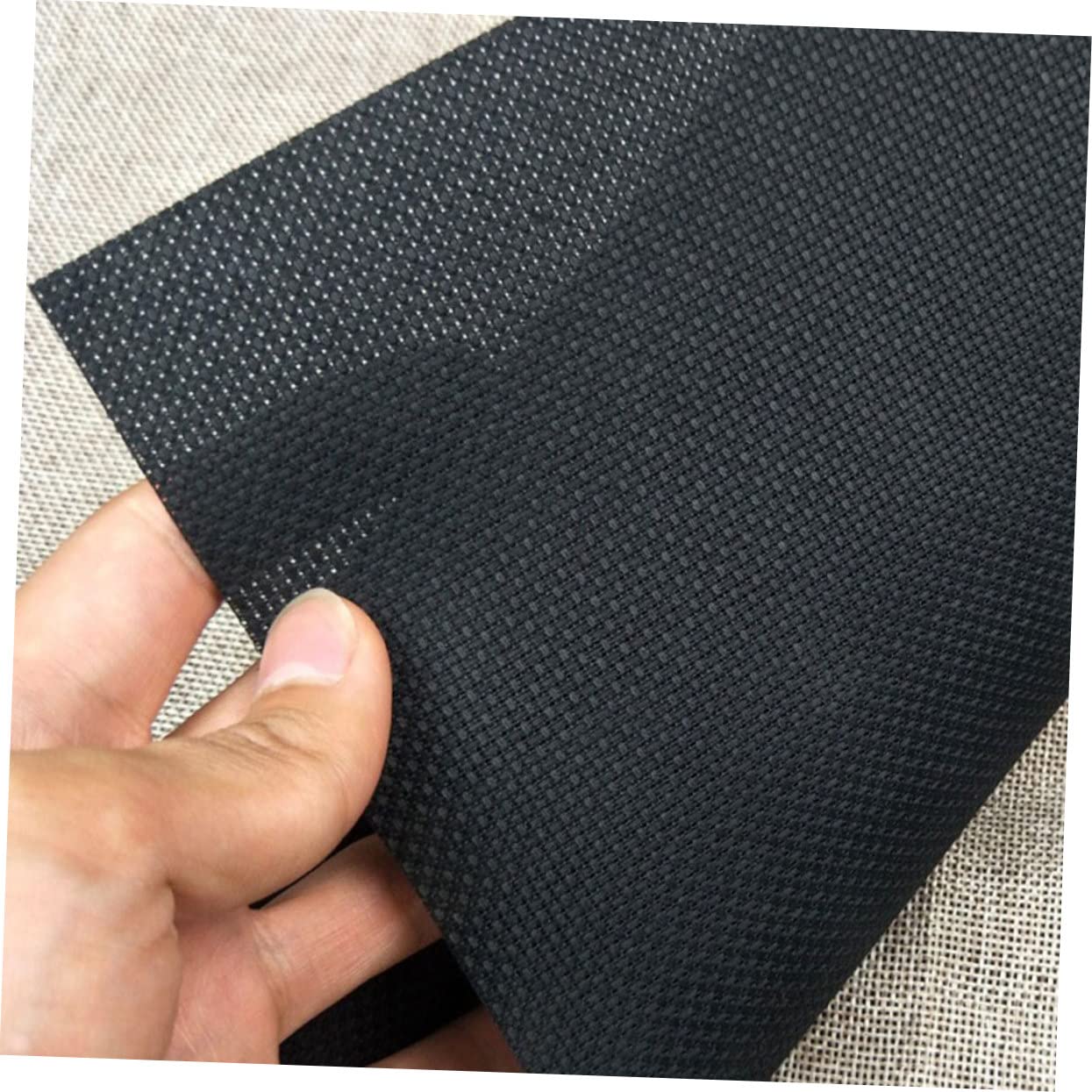 KONTONTY Cross-Stitch Fabric Set 4pcs Polyester Cotton Embroidery Fabrics for Needlework and Decor