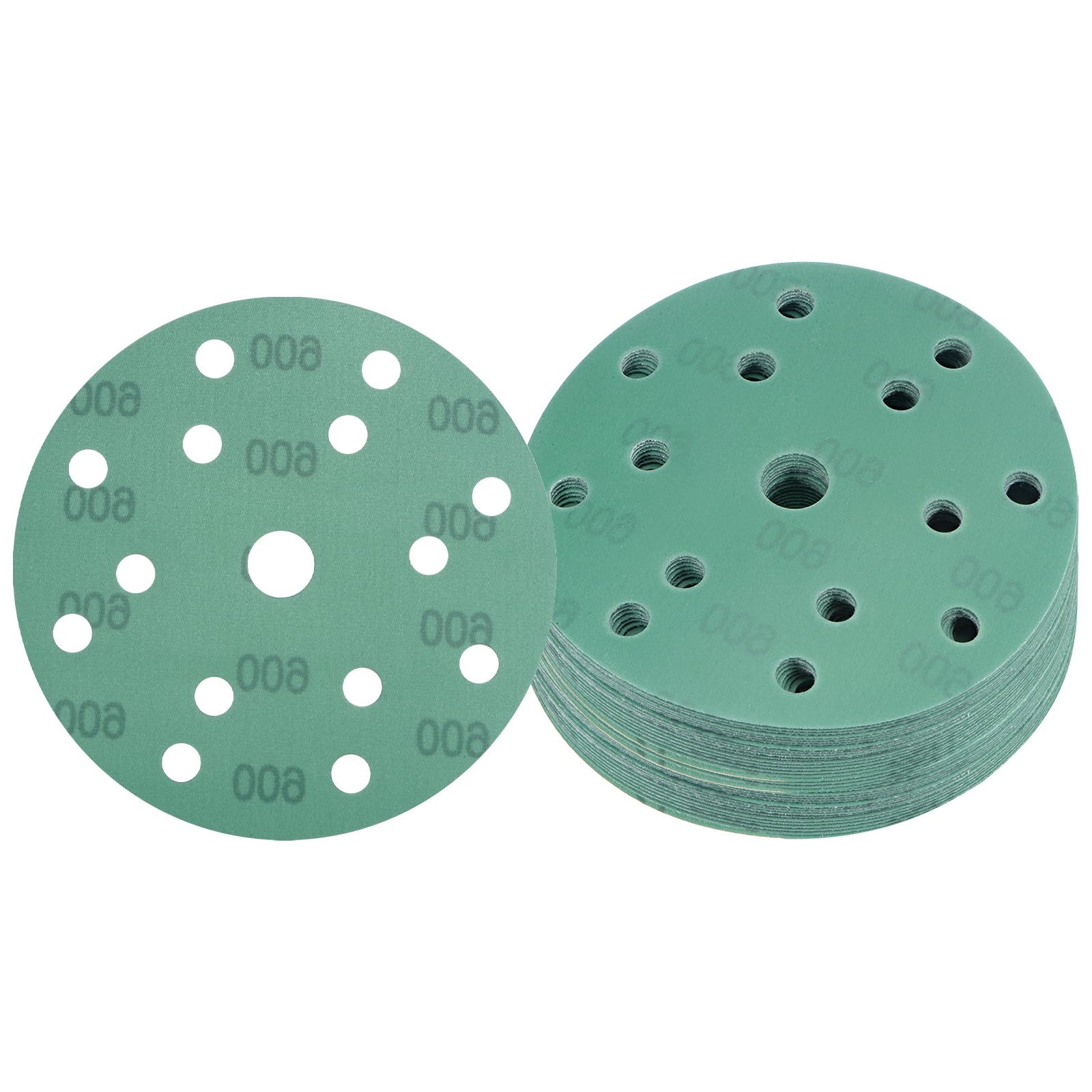 Kozelo 50pcs Green Film Sanding Discs