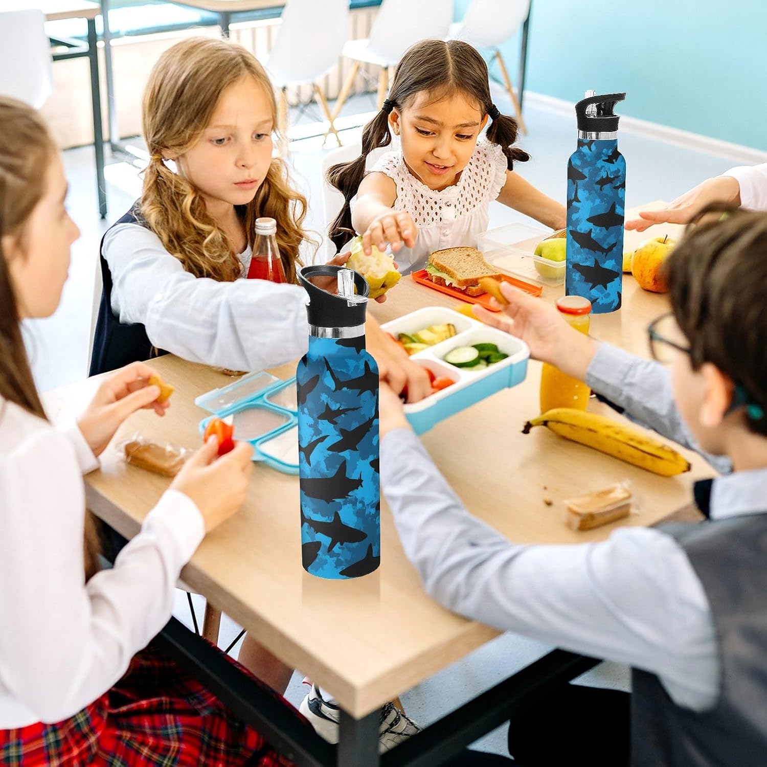 Ocean Shark Boys Insulated Water Bottle