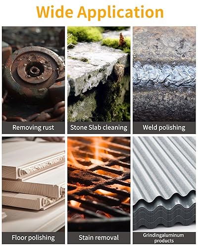 Miniatura 6 de 8 Inch Wire Wheel for Bench Grinder - Fine Crimped Wire Brush with 1/2" and 5/8" Arbor(0.012Inch Wire Size), Efficiently Polish Nuts, Bolts and