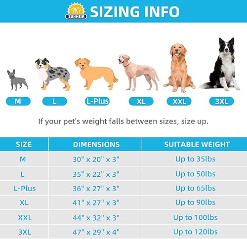 Miniatura 5 de Cama ortopédica para perros grandes  Cama grande impermeable para perros con funda extraíble lavable, soporte de espuma para caja de huevos, parte