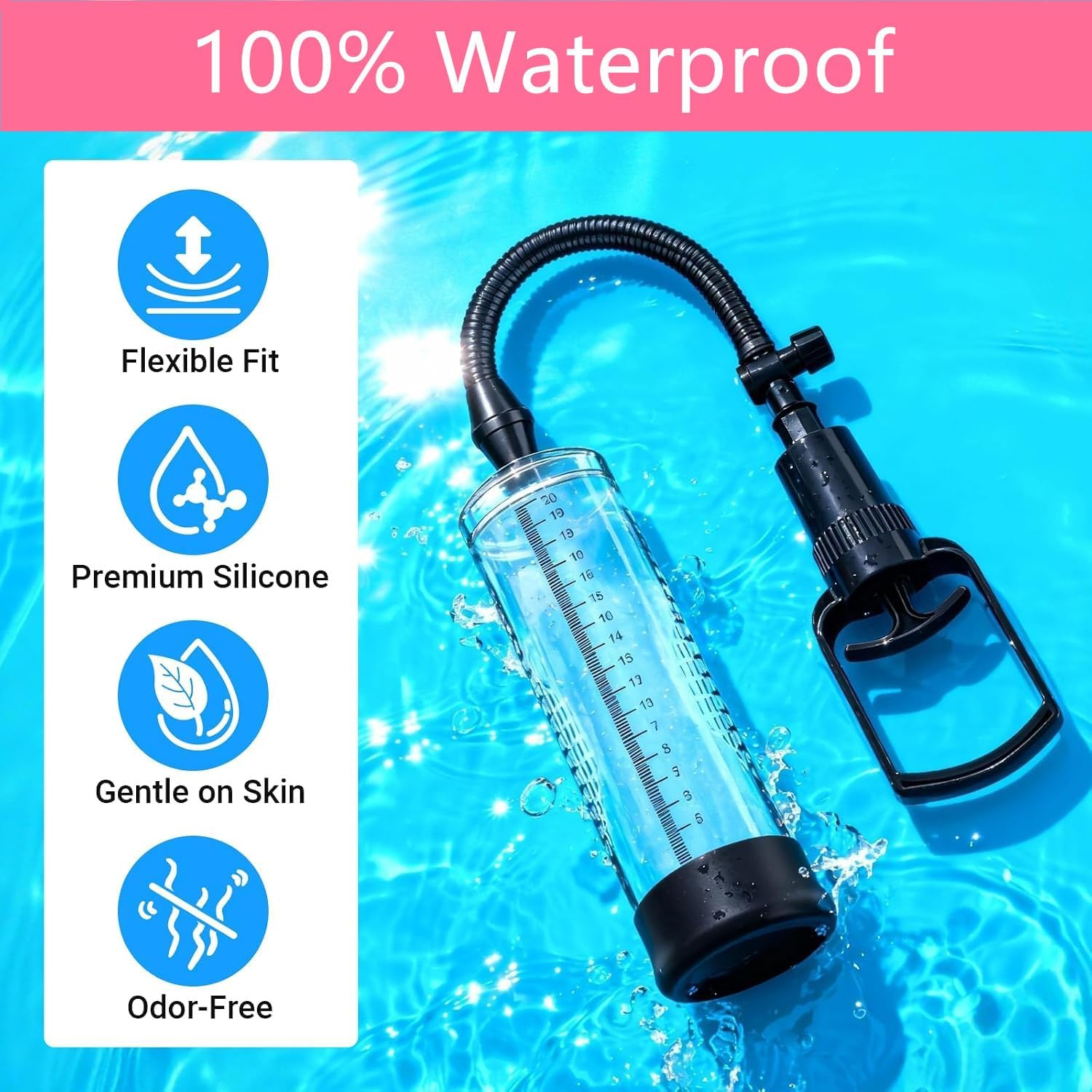 Men's Growth Pump with Strong Suction Vacuum Pump with ED Screen Powerful photo 4