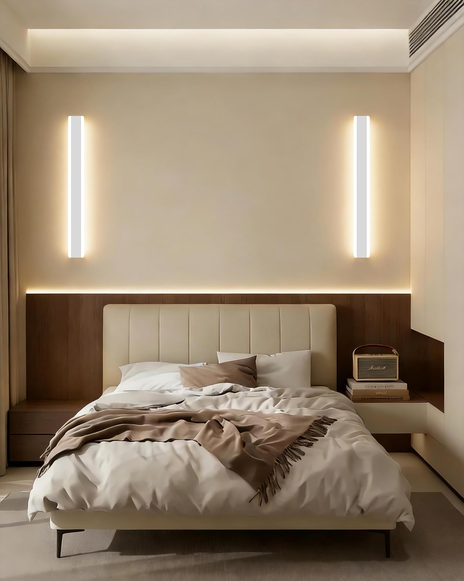 LED Wandleuchte LED Innen Moderne,Wandlampe LED mit Fernbedienung