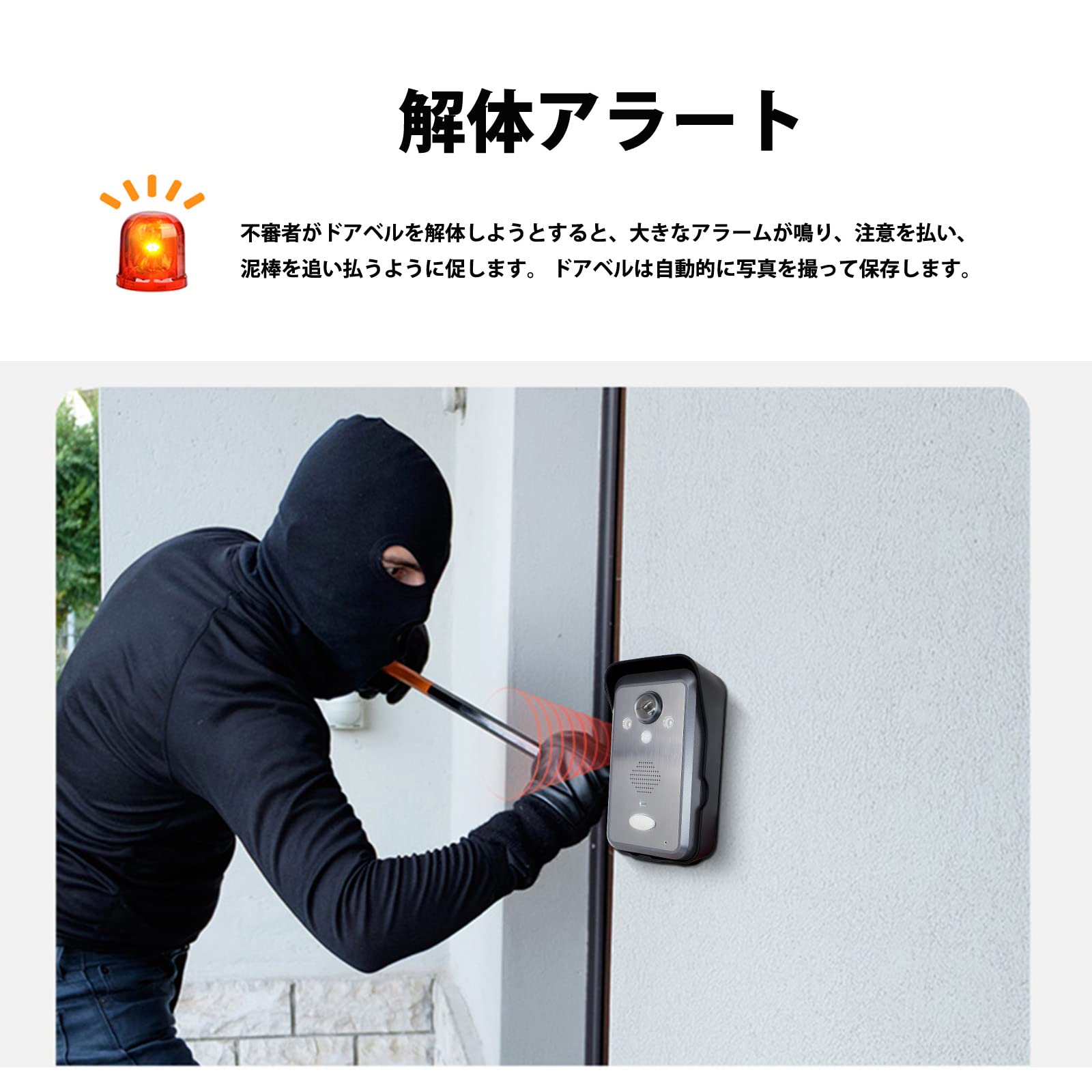 匿名配送 ワイヤレス カメラ付き インターホン ドアホン ビデオドアベル 未開封 匿名配送 ワイヤレス カメラ付き インターホン ドアホン ビデオ
