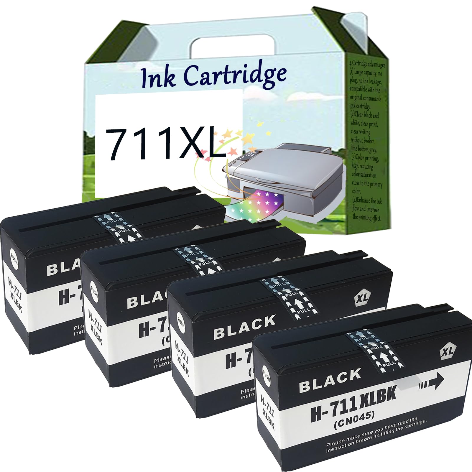 Amazon.co.jp: for HP 711XL 711 インクカートリッジと互換性があり