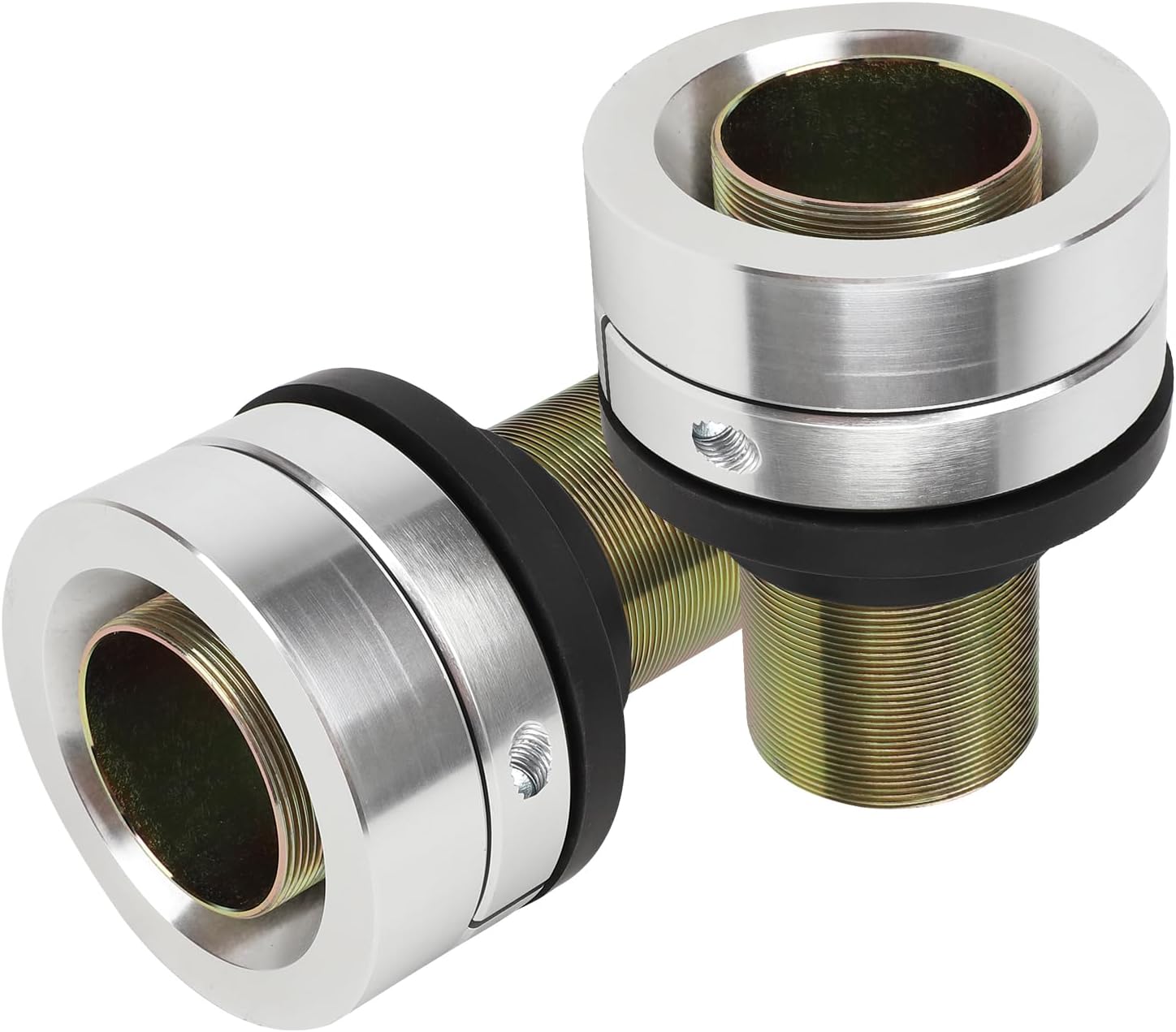 A Pair Front Adjustable Coil Over Spacer System Compatible with JKS Cherok-ee XJ Comanche MJ Grand Cherok-ee ZJ Compatible with Wrangl-er TJ LJ Aluminum Coil Spacer Kit