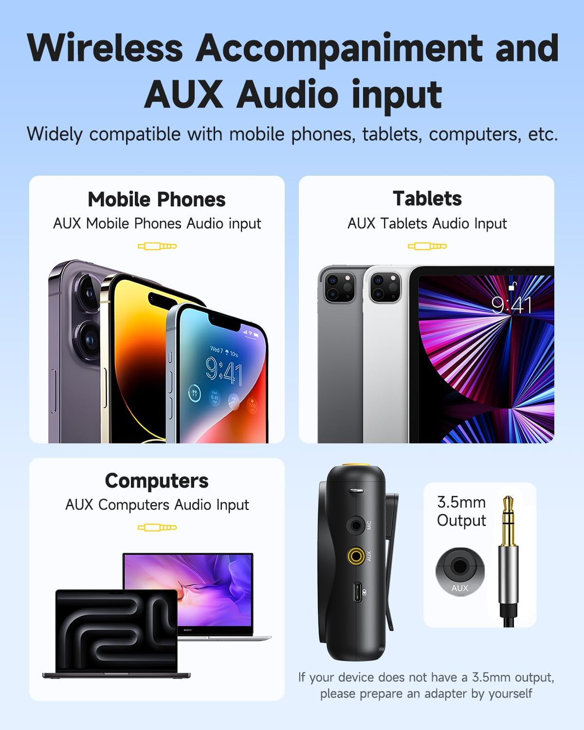 7RYMS WA1 Wireless Voice Amplifier with Headset Microphone for Teachers, Personal Power Amplifier with Noise Canceling, 164ft Range, 23H Working, Microphone Speaker for Teaching, Speech, Yoga(Black) - Image 8