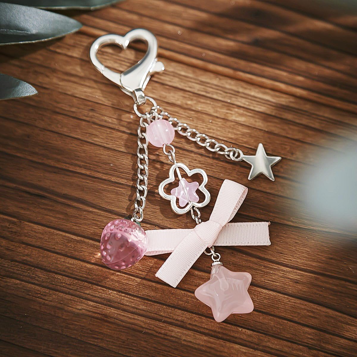 Cute Keychains, Cutecore Keychain, Kawaii Keychain, Pink Aesthetic Keychain image 3