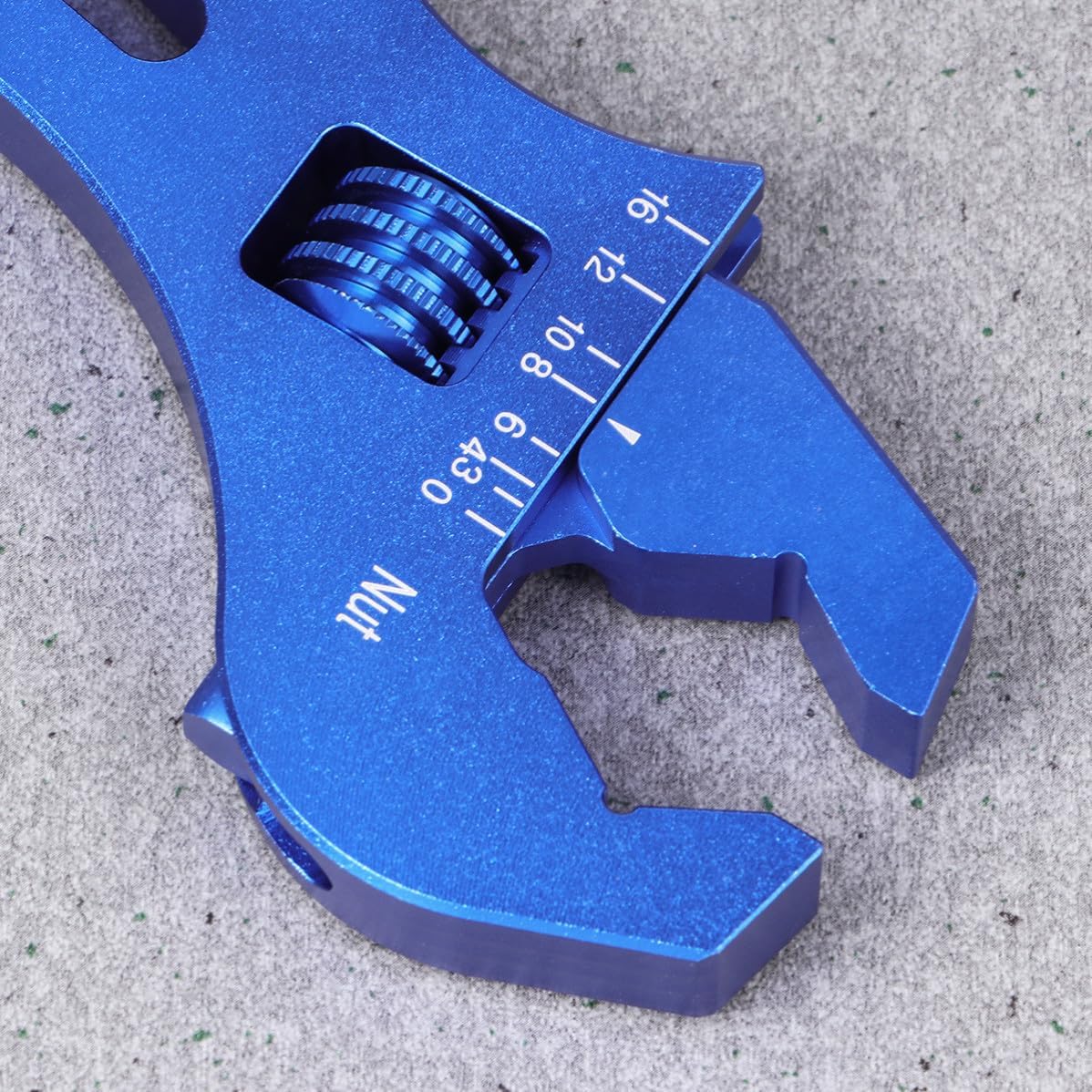V Wrench for Car Modification Adjustable Aluminum Open Spanner