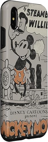 Miniatura 27 de Funda para iPhone 11 Pro Max Disney 100 Mickey Mouse Steamboat Willie Sound Cartoon D100