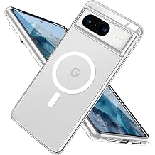 جراب CameCosy المغناطيسي لهاتف Google Pixel 8 مقاس 6.2 بوصة [متوافق مع MagSafe]، تصميم شفاف للغاية، مقاوم للاصفرار، حماية رفيعة من السقوط، غطاء خلفي صلب مقاوم للصدمات لهاتف Google Pixel 8 2023
