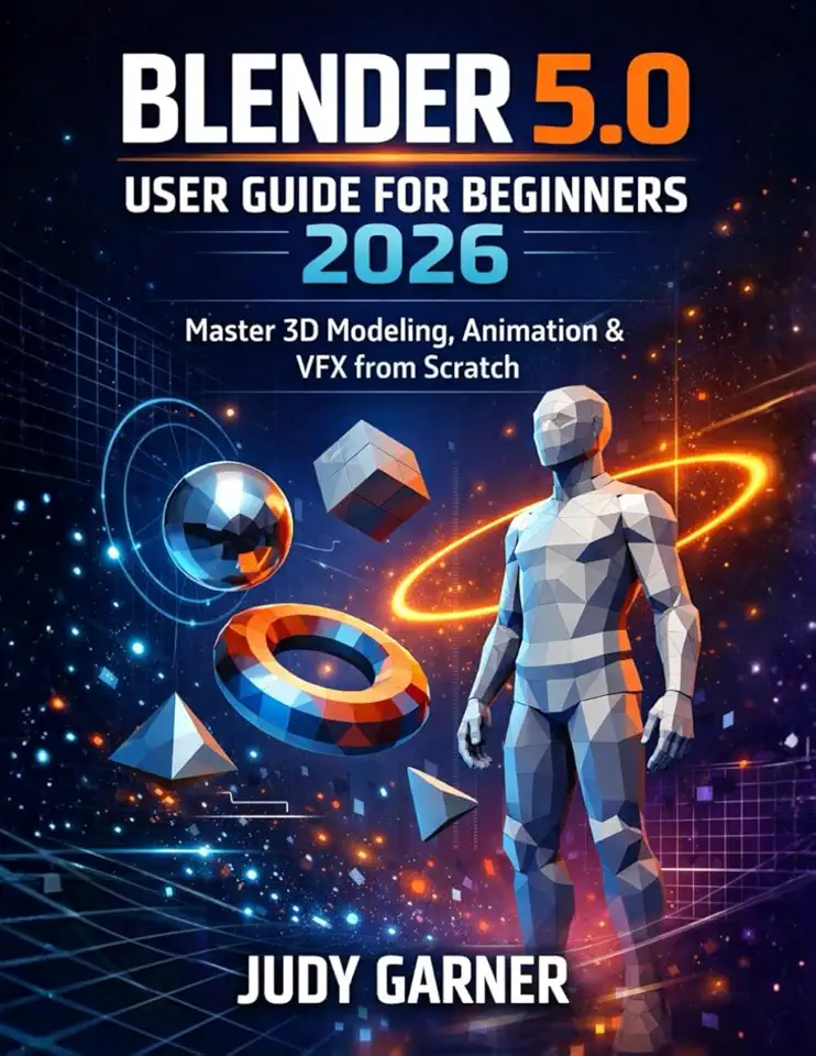 BLENDER 5.0 USER GUIDE FOR BEGINNERS 2026: Master 3D Modeling, Animation & VFX from Scratch