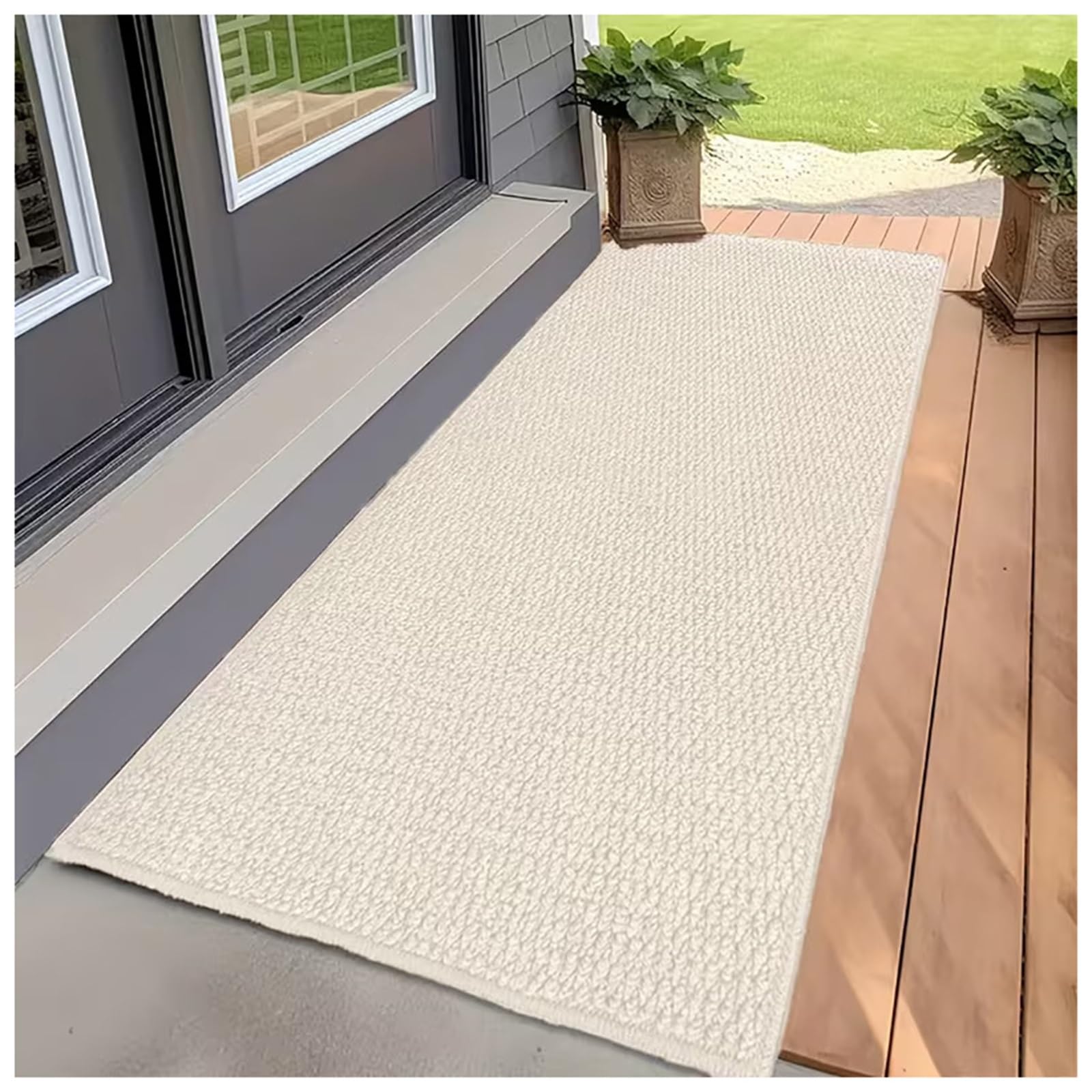 Tapis de salon en sisal extra large de fabrication artisanale
