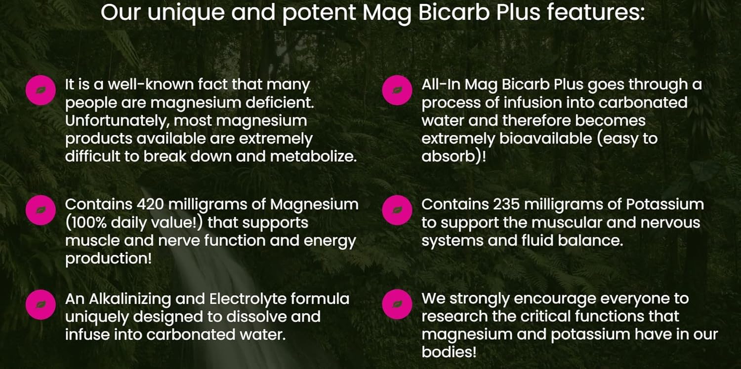 All In Nutritionals Mag Bicarb-60 Servings Per Jar!