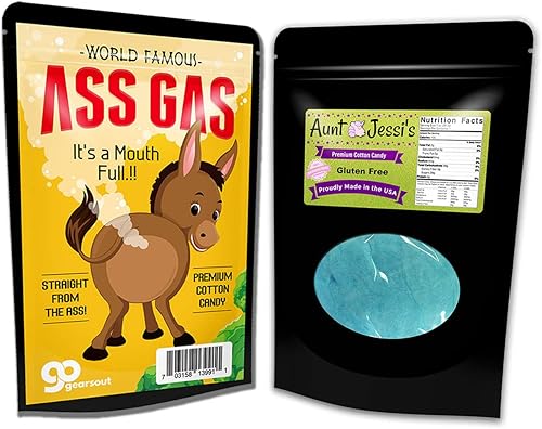 Miniatura 3 de Ass Gas Algodón Azúcar Sin Gluten Caramelo Azul Divertidas Ideas De Burro Burro Gags Relleno De Calcetines Para Hombres Adolescentes Gags Elefante
