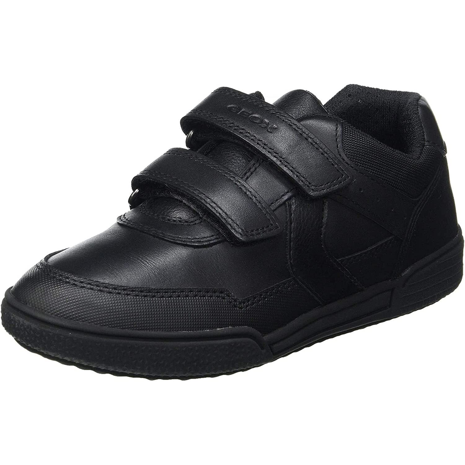Geox Boy's J Poseido Boy Sneakers, Black, 11.5 UK