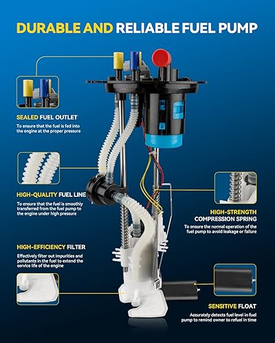 Miniatura 2 de Conjunto de bomba de combustible eléctrica PHILTOP FG0882 Reemplazo para Ranger 2004-2007 2.3L 3.0L 4.0L, B3000 2004-2006 3.0L, B4000 2004-2006