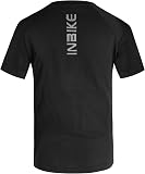 INBIKE Haut de Compression pour Hommes Léger T-Shirts de Sport Séchage Rapide Respirant Léger Running Fitness Noir L-XL - 8
