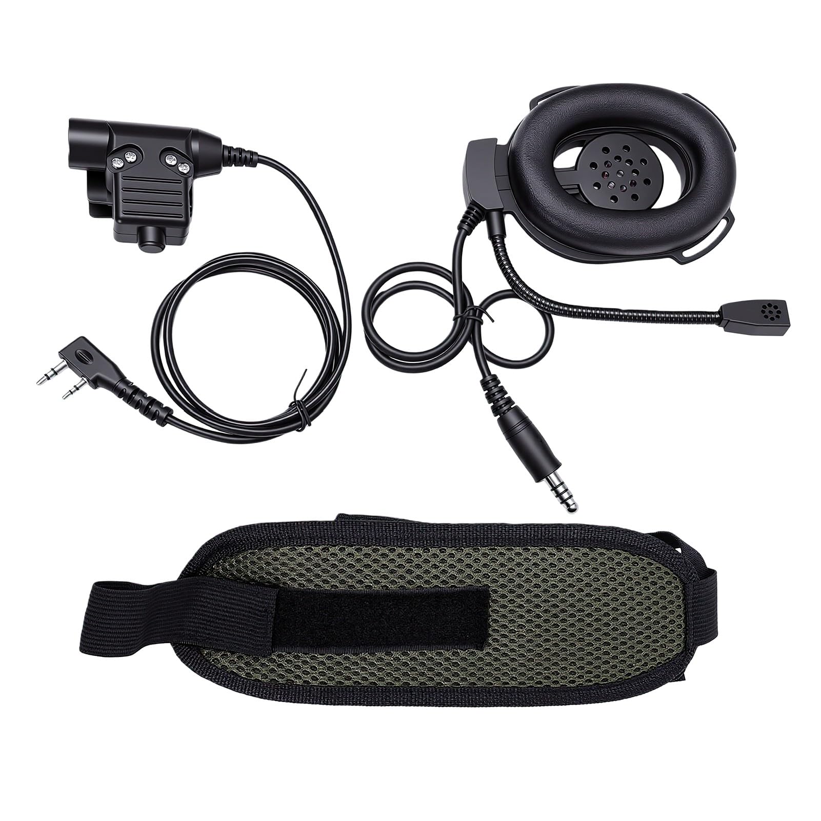 Auricular con cancelación de ruido Bewinner para walkie talkie KPG87D 8