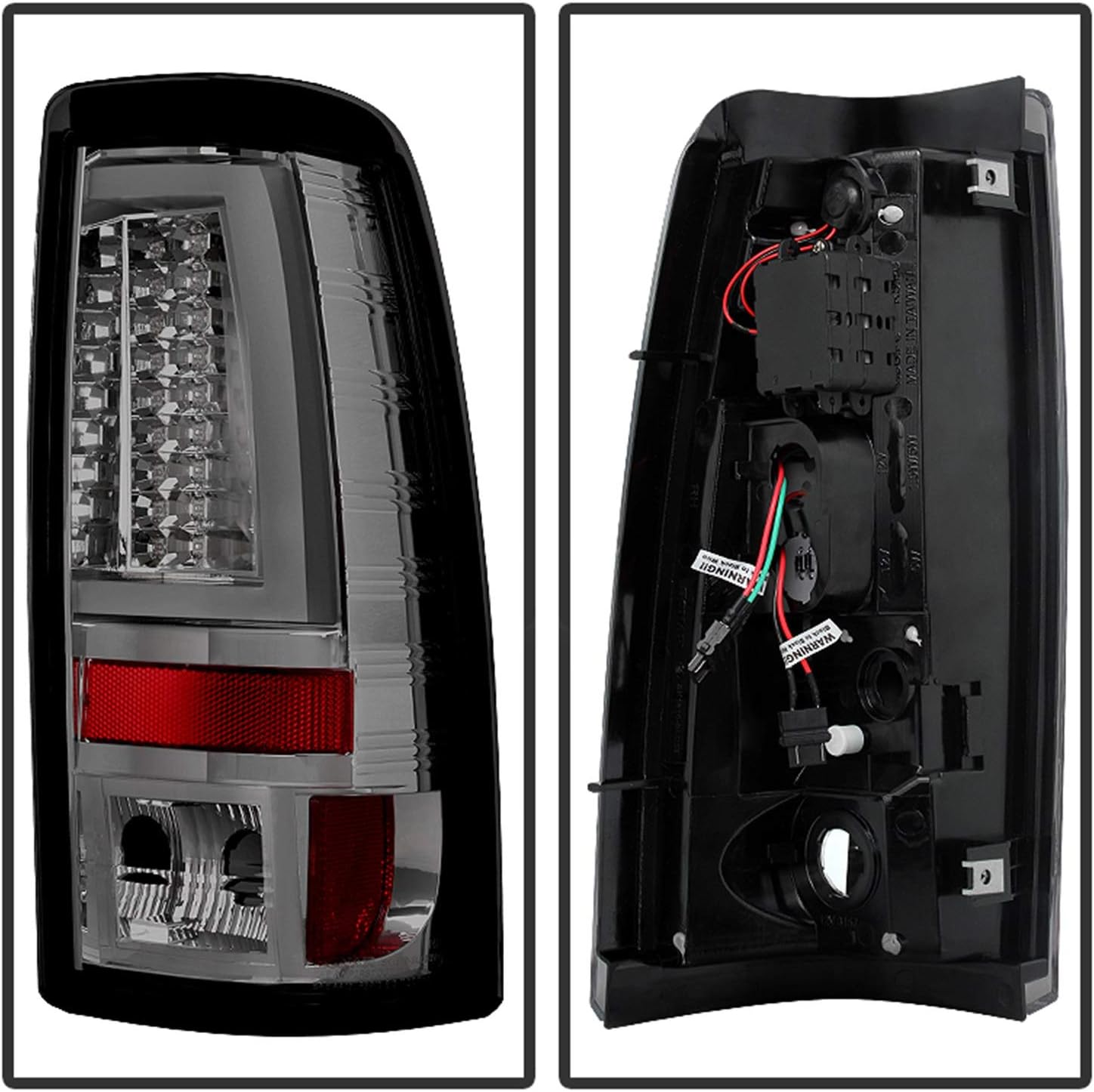 🔥 Spyder 5081940 Chevy Silverado 1500/2500 03-06 and 2007 Silverado Classic (Does Not Fit Stepside) Version 2 LED Tail Lights - Smoke Best Deal Product Spyder 5081940 Chevy Silverado 1500/2500 03-06 and 2007 Silverado Classic (Does Not Fit Stepside) Version 2 LED Tail Lights - Smoke
