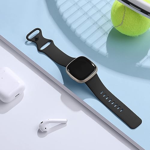 Miniatura 7 de Odbeai Compatible con Fitbit Versa 4 BandsVersa 3 Band y Fit bit Sense 2 BandsSense Band para mujeres y hombres, pulseras de repuesto suaves,