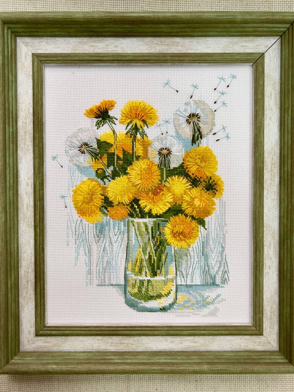 RIOLIS - Soffioni al sole 2229, Punto croce 24x30, Punto croce kit da ricamare, Disegni da ricamare, Embroidery kit, Kit ricamo punto croce