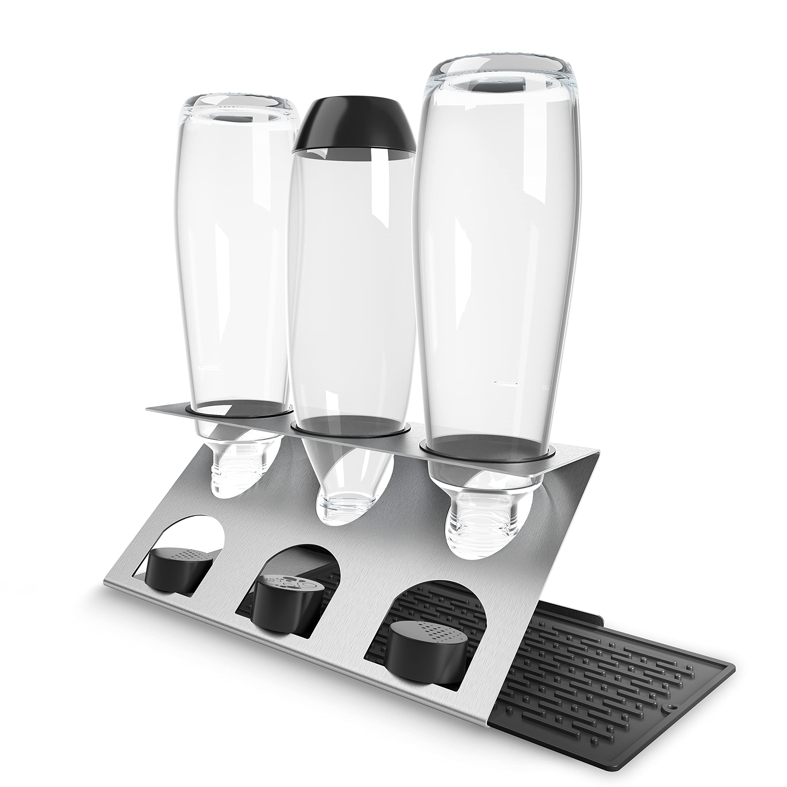 Porte-Bouteilles, Égouttoir à vaisselle pour 6 Bouteilles pour Tasses ou Mugs, De Séchage Porte-Bouteilles, Égouttoir à vaisselle pour 6 Bouteilles pour Tasses ou Mugs, De Séchage