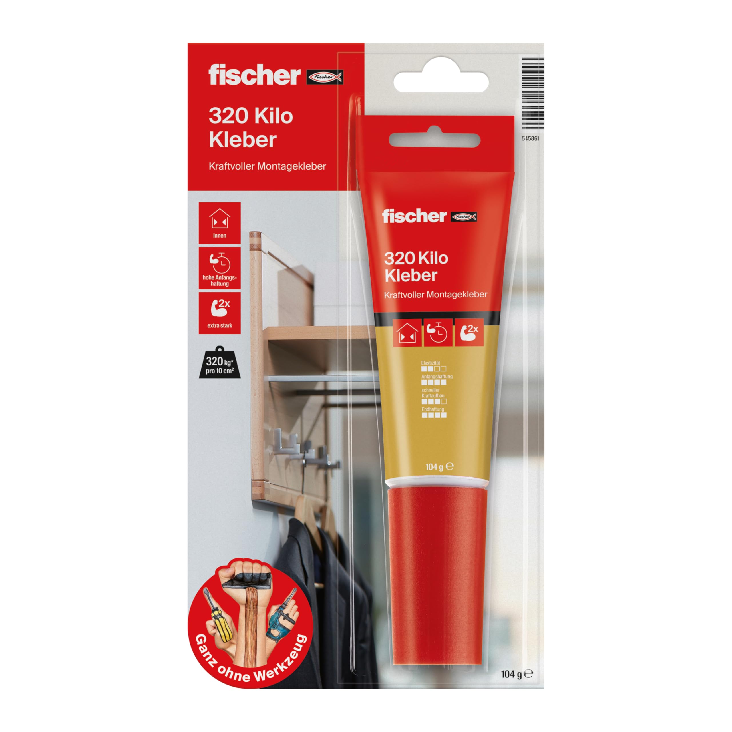 fischer 320 Kilo Kleber 80 ml