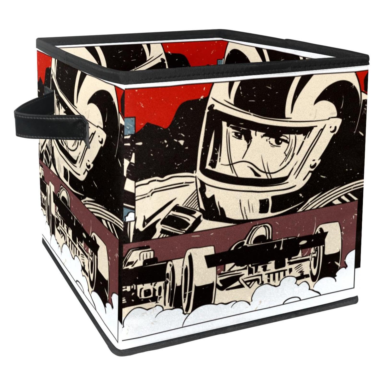 Boîte de rangement placard en tissu pour organiser les vêtements et livres de la maison