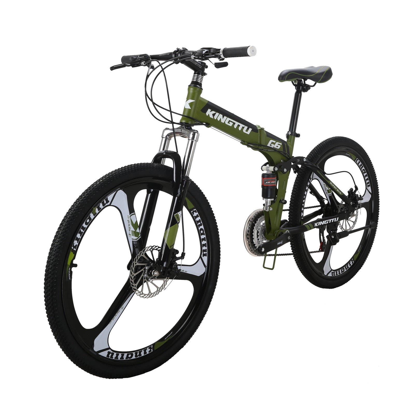 LZBIKE Bicycle G6-26 26-inch Bike Mountain Bike 26" 21-Speed Shift Left 3 Right 7 Cycle Folding Moun